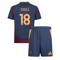 Maglia Calcio AS Roma Matias Soule #18 Terza Divisa Bambino 2024-25 Manica Corta (+ pantaloncini)